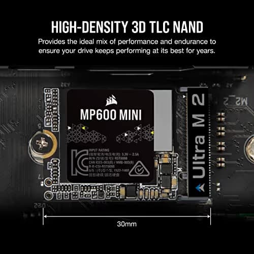 Corsair MP600 MINI 2TB M.2-2230 SSD PCIe 4.0 NVMe image