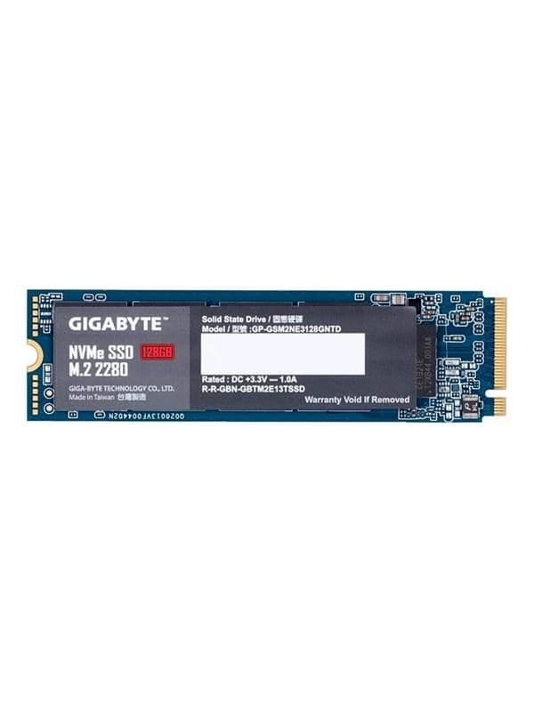 Gigabyte GP-GSM2NE3128GNTD 128GB SSD M.2-2280 PCIe 3.0 x4 NVMe image