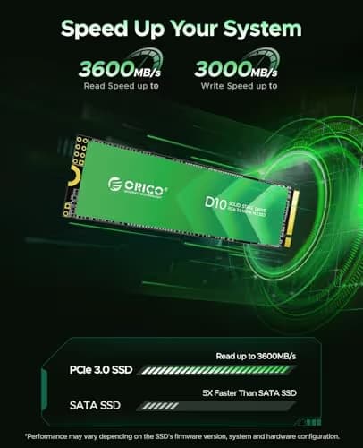 Orico D10 1TB M.2-2280 SSD PCIe 3.0 X4 NVMe image