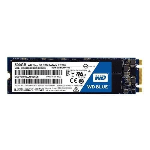 Western Digital Blue 500GB SSD M.2-2280 SATA main image