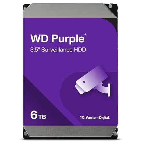 Western Digital Purple 6TB HDD 3.5" 5640RPM SATA main image