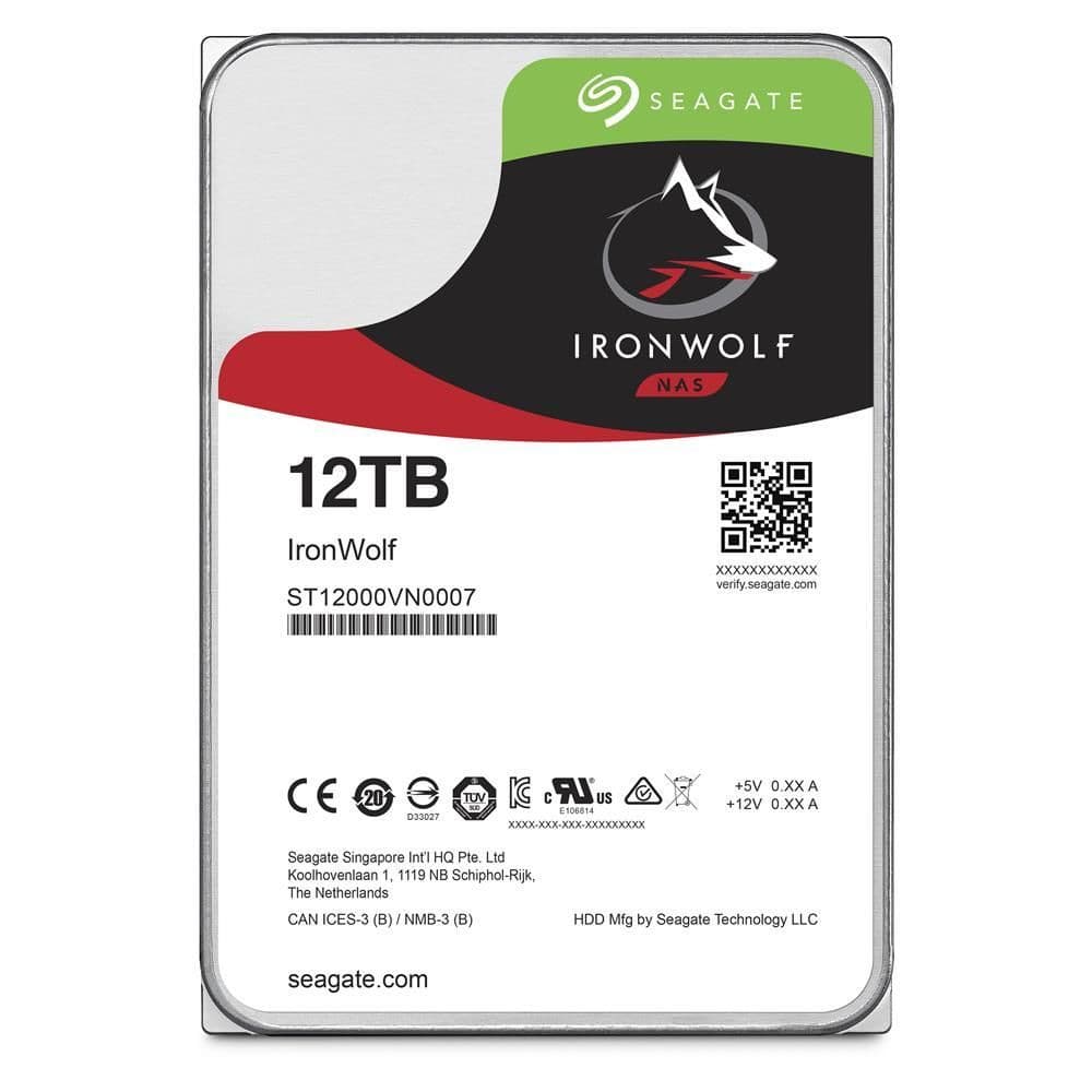 Seagate IronWolf 12TB HDD 3.5" SATA 6.0 Gb/s image