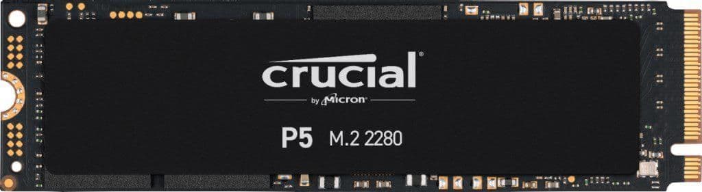 Crucial P5 250GB SSD M.2-2280 PCIe 3.0 X4 NVMe image