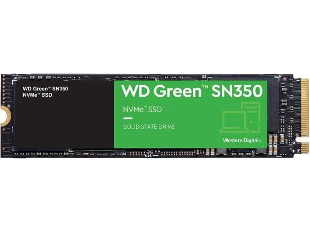 Western Digital Green SN350 480GB M.2-2280 SSD PCIe 3.0 x4 NVMe main image