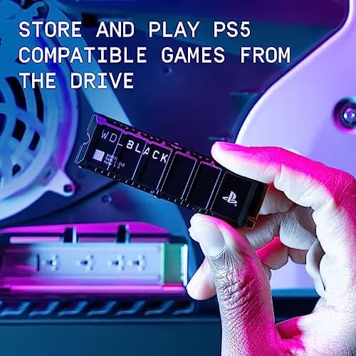 Western Digital WD_BLACK SN850P 4TB SSD M.2-2280 NVMe PCIe 4.0 for PS5 image