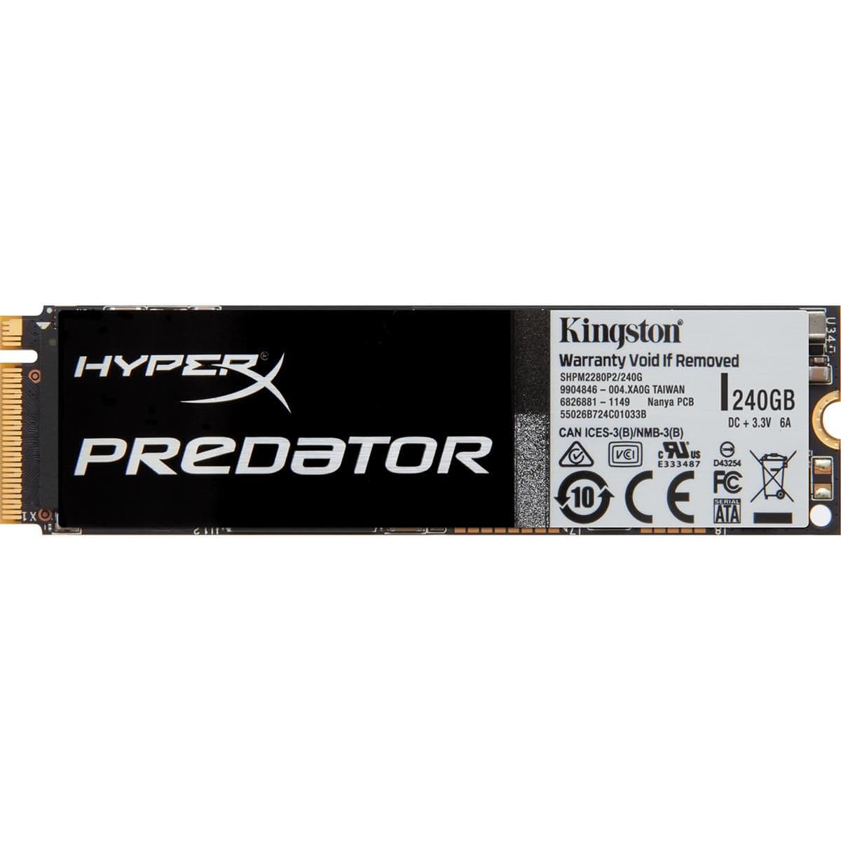 Kingston Predator 240 GB SSD M.2-2280 PCIe 2.0 X4 NVMe image