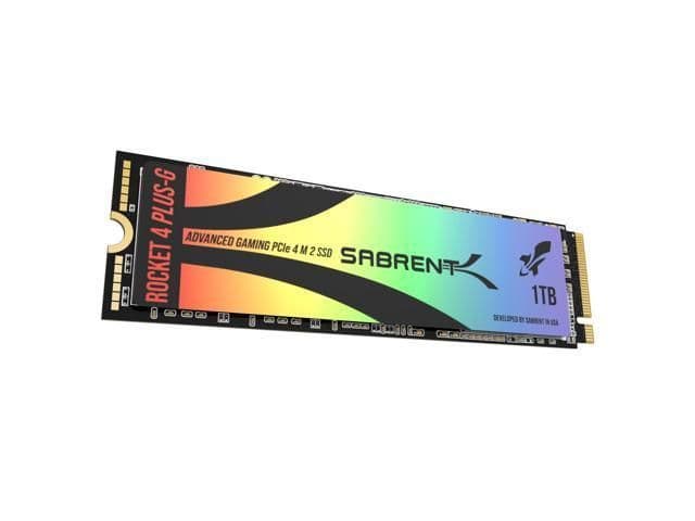 Sabrent Rocket 4 Plus G 1TB SSD M.2-2280 PCIe 4.0 x4 NVMe image