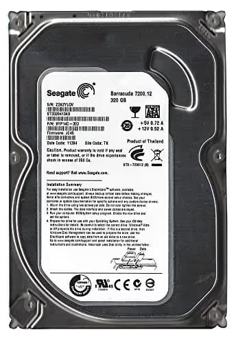 Seagate BarraCuda 320GB HDD 7200RPM 3.5" SATA main image