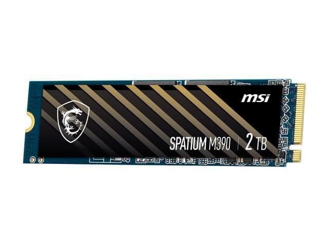 MSI SPATIUM M390 2TB SSD M.2-2280 NVMe PCIe 3.0 X4 main image