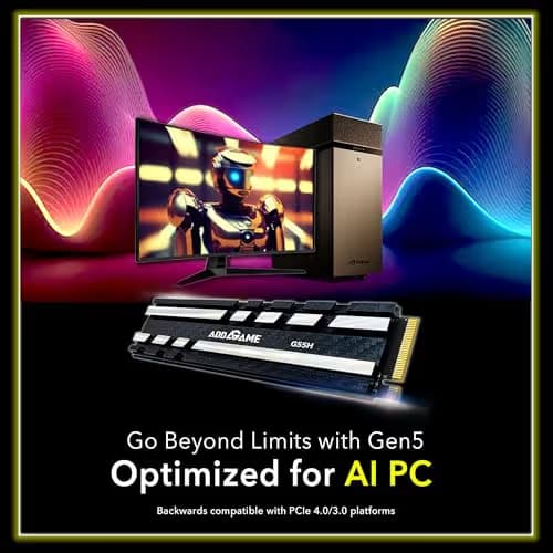 Addlink G55H 1TB SSD M.2-2280 PCIe 5.0 x4 NVMe image