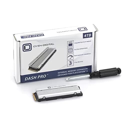 Oyen Digital Dash Pro 4TB SSD M.2 PCIe 4.0 NVMe w/Heat Sink image