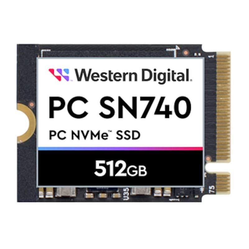 Western Digital PC SN740 Pyrite 512 GB M.2 2230 SSD PCIe 4.0 X4 NVMe main image