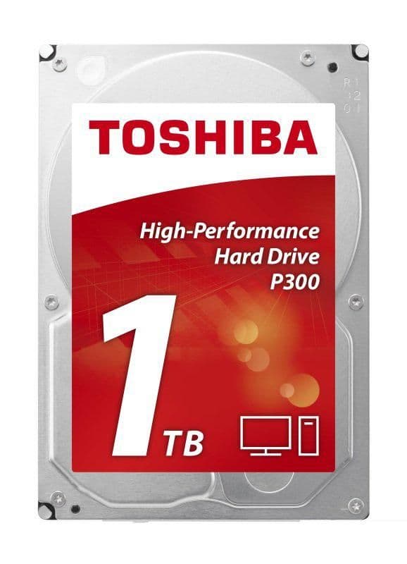 Toshiba P300 1TB HDD 7200RPM 3.5" SATA 6.0 Gb/s Internal main image