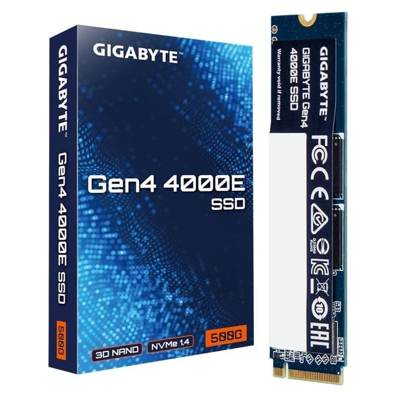 Gigabyte 4000E 500GB SSD M.2-2280 PCIe 4.0 X4 NVMe main image