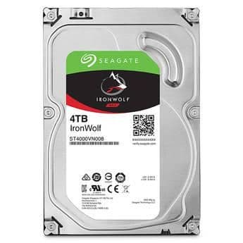 Seagate IronWolf NAS 4TB HDD 3.5" 5900 RPM SATA 6.0 Gb/s Internal image
