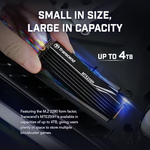 Transcend 250H 4TB SSD M.2 PCIe 4.0 NVMe image