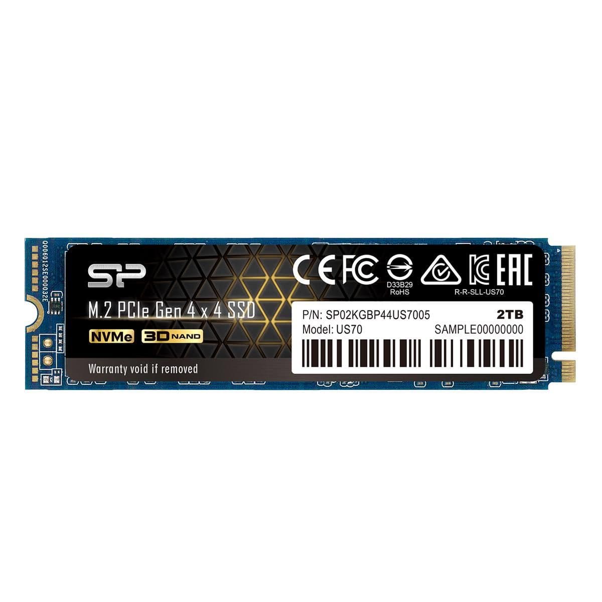 Silicon Power US70 2TB M.2-2280 SSD PCIe 4.0 x4 NVMe main image