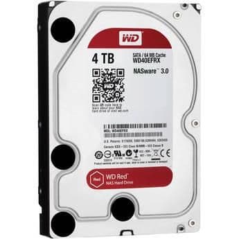 Western Digital Red 4TB Internal HDD 5400 RPM 3.5" SATA 6.0 Gb/s main image
