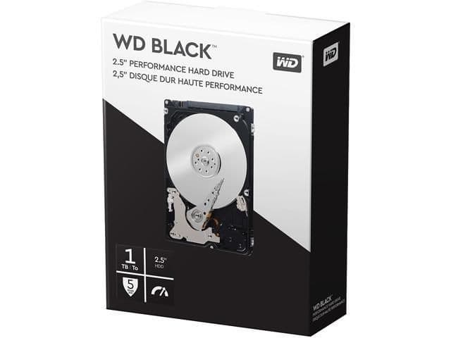 Western Digital Black 1TB HDD 2.5" 7200RPM SATA Internal image