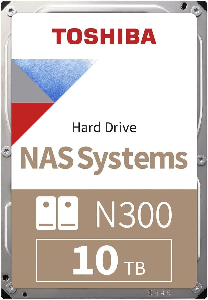 Toshiba N300 10TB 3.5" HDD SATA image
