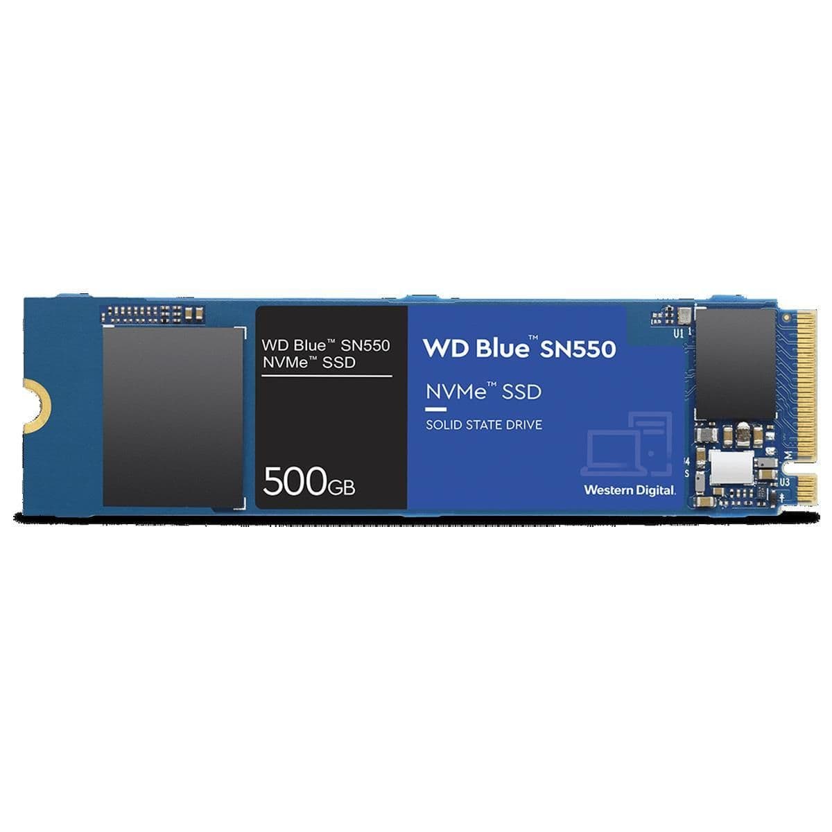 Western Digital Blue SN550 500GB SSD M.2 PCIe 3.0 NVMe main image