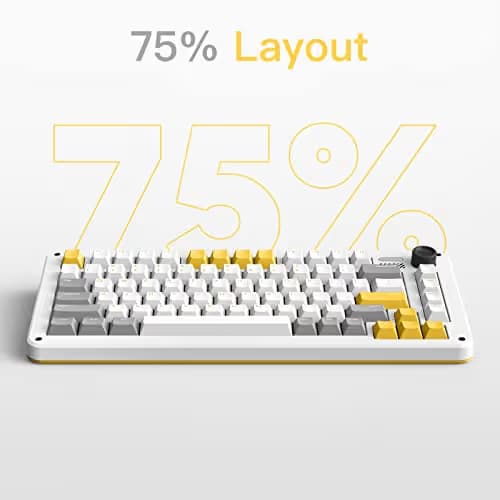 IQUNIX ZX75 Gravity Wave RGB Wireless/Bluetooth/Wired Mechanical Gaming Keyboard image