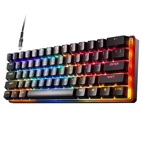 SteelSeries Apex 9 Mini RGB Wired SteelSeries OptiPoint Linear Gaming Keyboard image