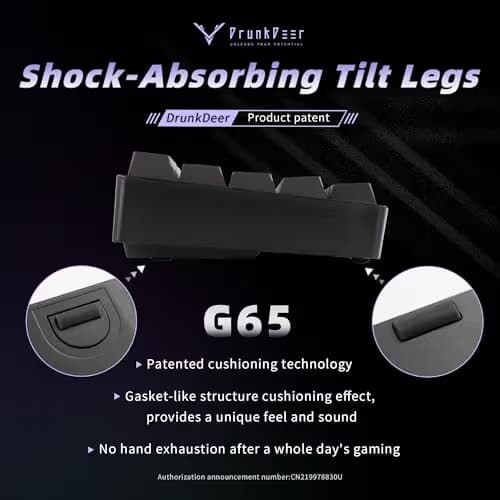 DrunkDeer G65 RGB Wired Mechanical Gaming Keyboard image