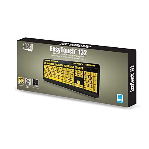 Adesso EasyTouch 132 Standard Wired Keyboard image