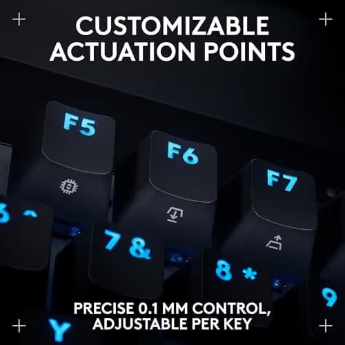 Logitech PRO X RAPID RGB Logitech Magnetic Analog Wired Gaming Keyboard image