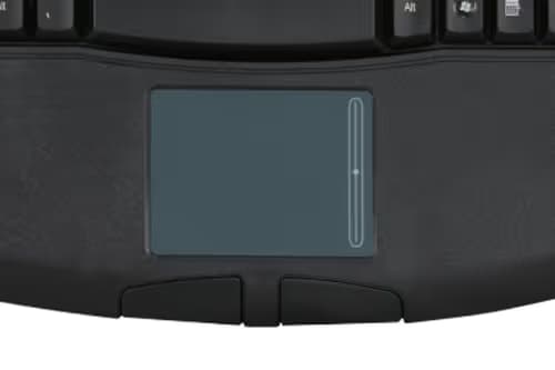 Adesso ACK-540PB Mini Wired Keyboard With Touchpad image