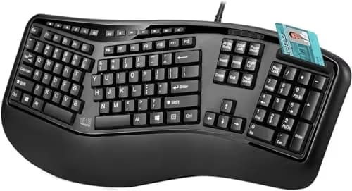 Adesso AKB-150SB-TAA Wired Ergonomic Keyboard main image
