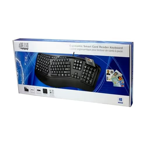 Adesso AKB-150SB-TAA Wired Ergonomic Keyboard image