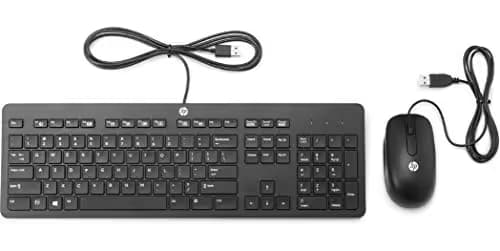 HP Business Slim Wired Keyboard With Optical Mouse image