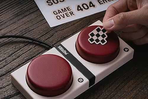 8BitDo Retro Fami Wired/Bluetooth/Wireless Mechanical Gaming Keyboard image