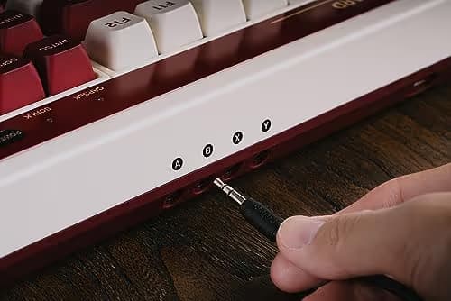 8BitDo Retro Fami Wired/Bluetooth/Wireless Mechanical Gaming Keyboard image