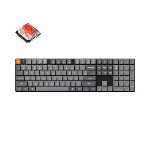 Keychron K5 Max RGB Standard Mechanical Keyboard (Gateron Low-Profile Red Hot-Swappable) image