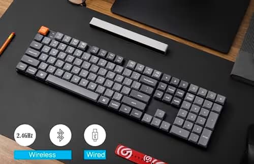 Keychron K5 Max RGB Standard Mechanical Keyboard (Gateron Low-Profile Red Hot-Swappable) image