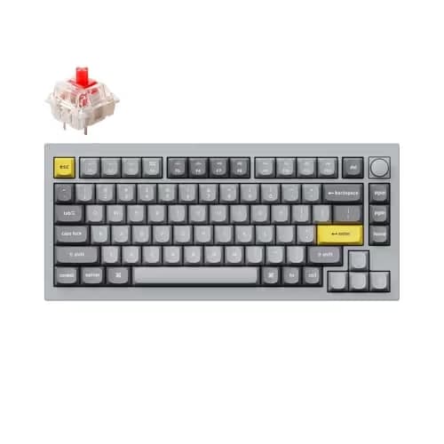 Keychron Q1 QMK V2 Knob Wired Mini Custom Mechanical Keyboard main image