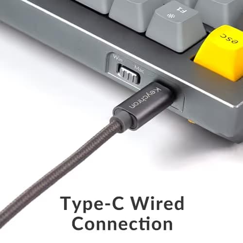 Keychron Q1 QMK V2 Knob Wired Mini Custom Mechanical Keyboard image