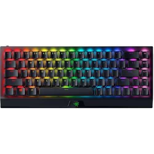 Razer BlackWidow V3 Mini HyperSpeed Phantom Edition RGB Bluetooth/Wireless/Wired Razer Green Mechanical Gaming Keyboard image