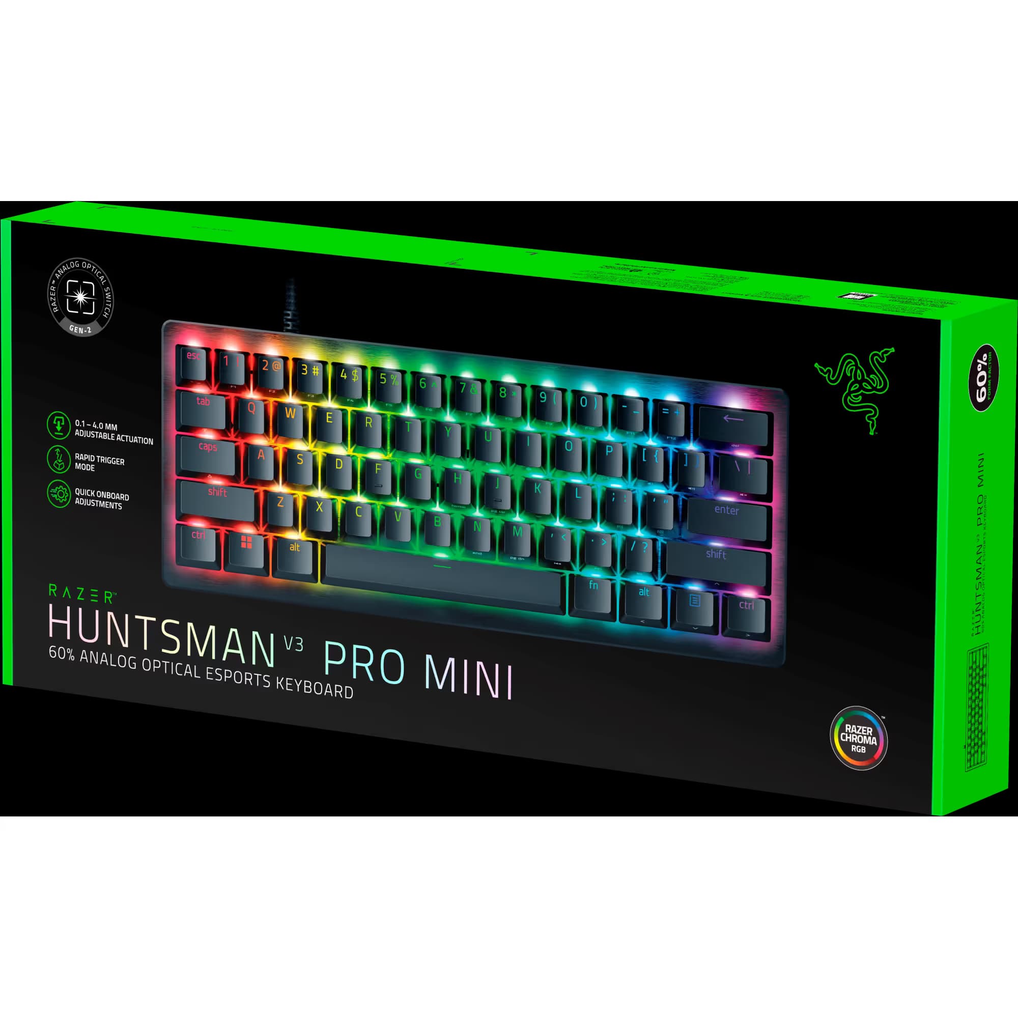Razer Huntsman V3 Pro Mini RGB Analog Optical Gen-2 Gaming Keyboard image