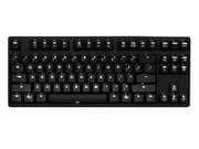 Ducky DK9087 Shine 3 TKL White LED Backlit Wired Standard Cherry MX Brown Mechanical Keyboard main image