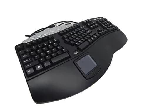 Adesso PCK-308UB Wired Ergonomic Keyboard With Touchpad image