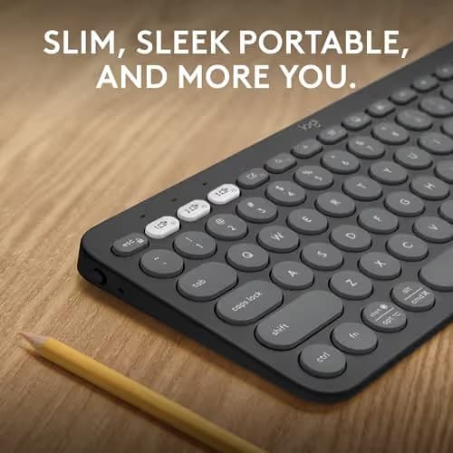 Logitech Pebble Keys 2 K380S Bluetooth Standard Keyboard image