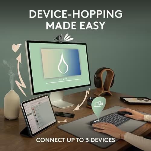 Logitech Pebble Keys 2 K380S Bluetooth Standard Keyboard image