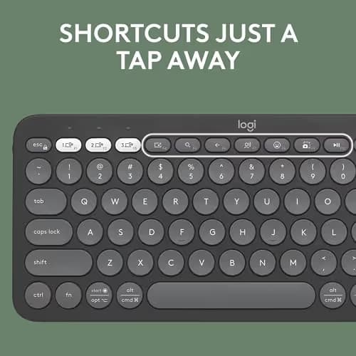 Logitech Pebble Keys 2 K380S Bluetooth Standard Keyboard image