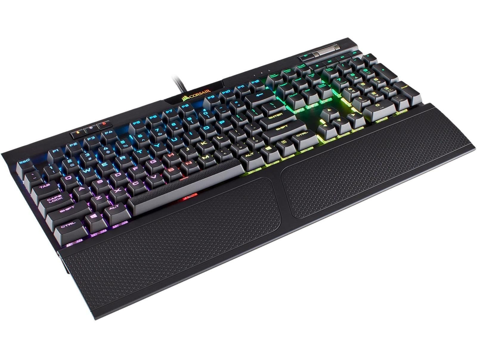 Corsair K70 RGB MK.2 Wired Cherry MX Speed Silver Gaming Keyboard main image