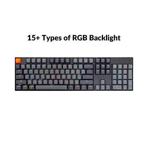 Keychron K10 RGB Bluetooth/Wired Hot-swappable Standard Mechanical Keyboard image