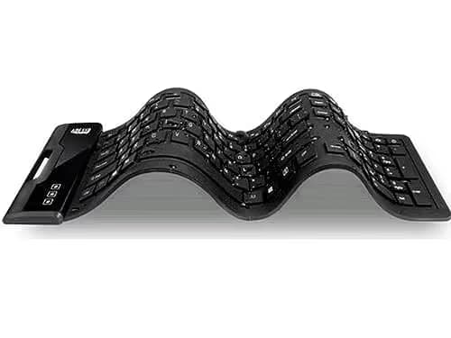 Adesso Antimicrobial Waterproof Wired Flex Mini Keyboard image